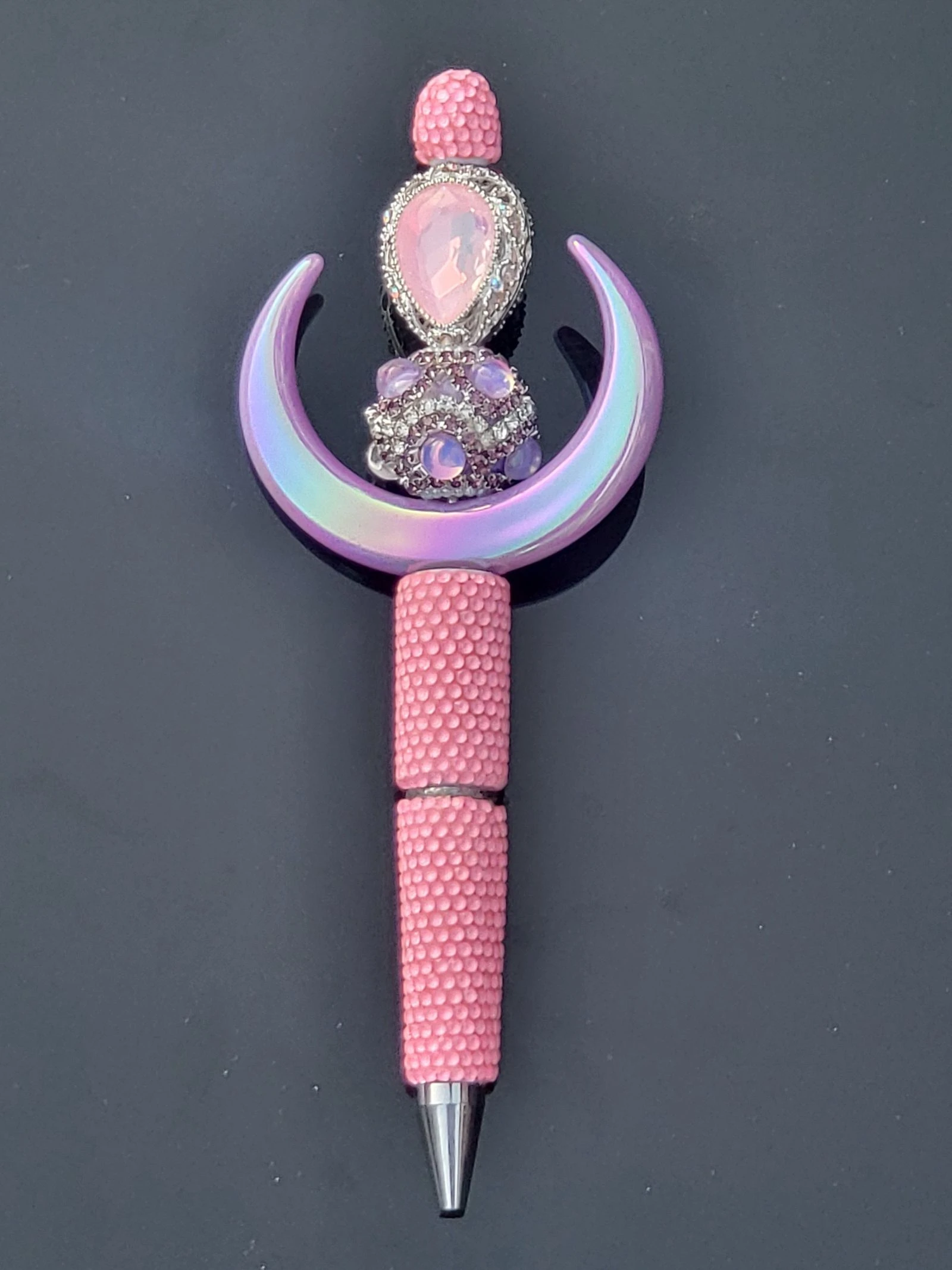 Shiny Pink Rhinestone Pen – photo 2